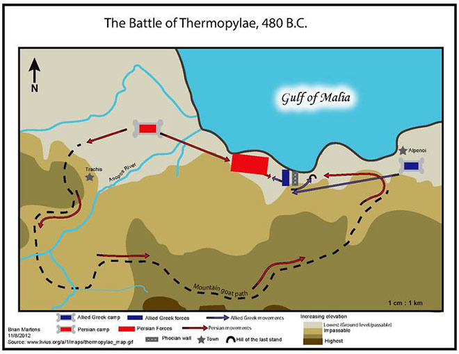 Thermopylae battlefield 